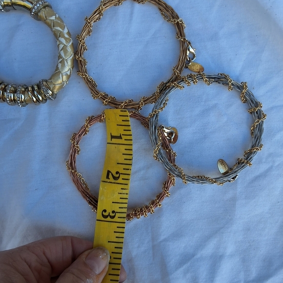 Tricolor Wire Wrapped chain branch bracelets - Picture 6 of 15